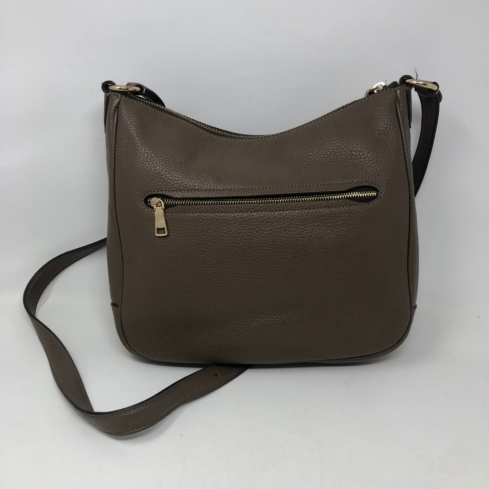 Coach Ellie File Crossbody Bag Medium Brown Pebbled Leather Gold Hardware - Picture 2 of 13